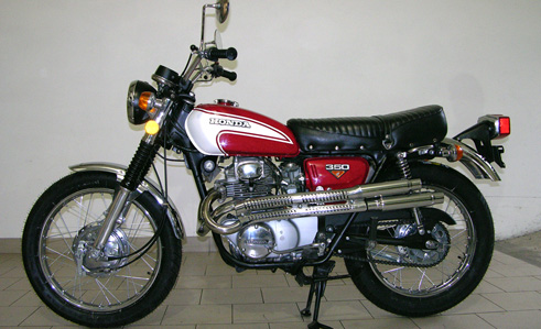 moto honda 350cc 1972