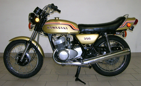 moto kawasaki 350