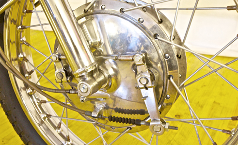 Kawasaki Mach III 1st 500cc red from 1970