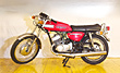 Kawasaki Mach III prima serie 500cc rossa del 1970