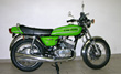 Kawasaki 500cc verde del 1975